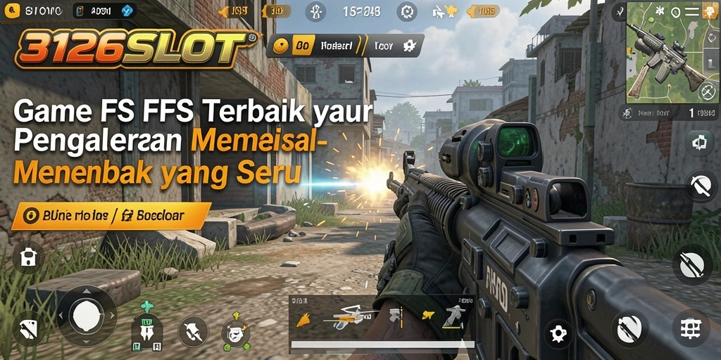 Screenshot 3126SLOT menampilkan aksi menembak yang intens dan grafis berkualitas tinggi.