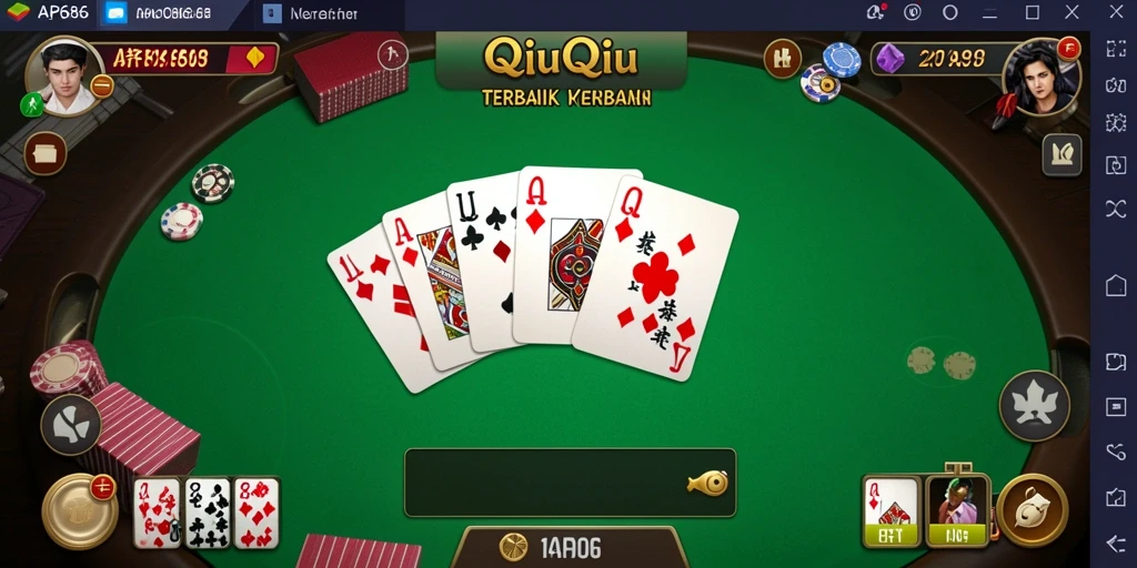 Screenshot gameplay QiuQiu yang menarik dan seru.