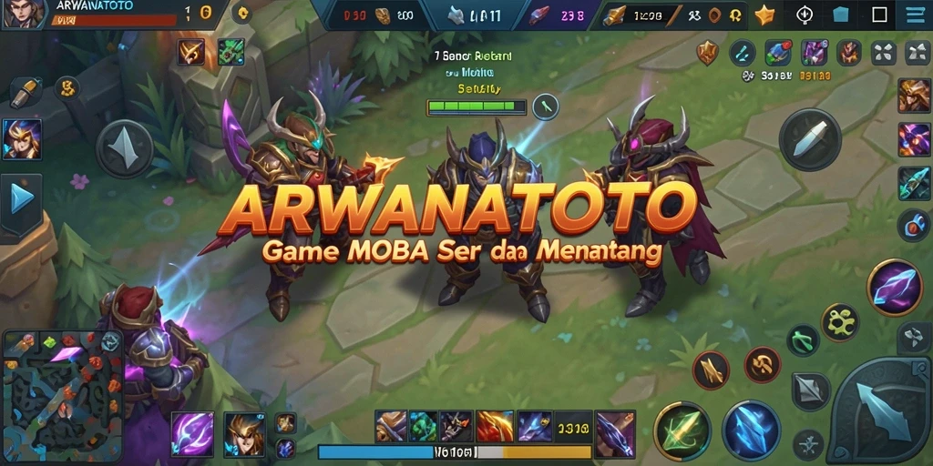 Tangkapan layar menarik dari gameplay ARWANATOTO yang intens.