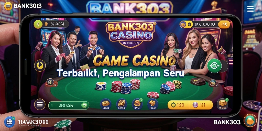 Tampilan menarik dari gameplay Live Casino BANK303 yang memikat.