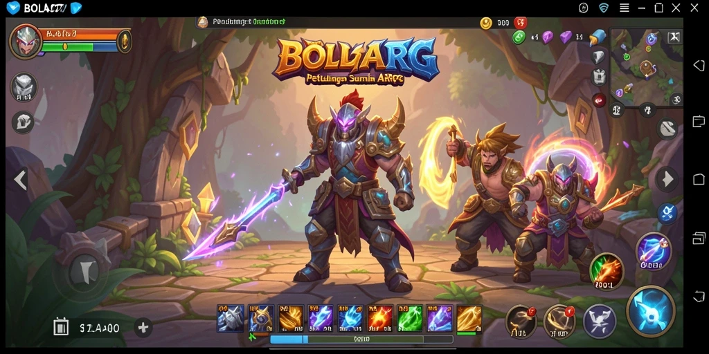 Screenshot utama BOLA07 menampilkan gameplay seru dalam dunia ARPG.
