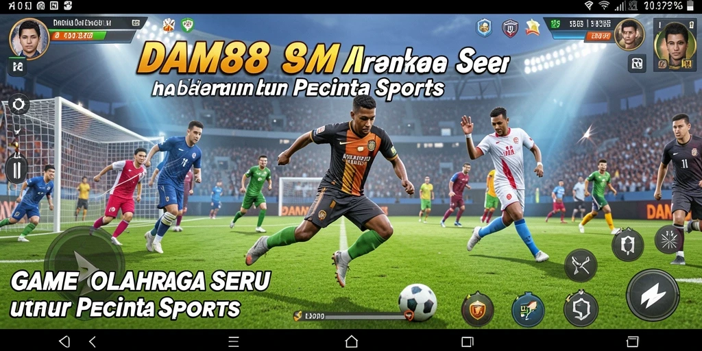Tampilan menarik dari gameplay DAM88 yang menyuguhkan aksi olahraga yang mendebarkan.