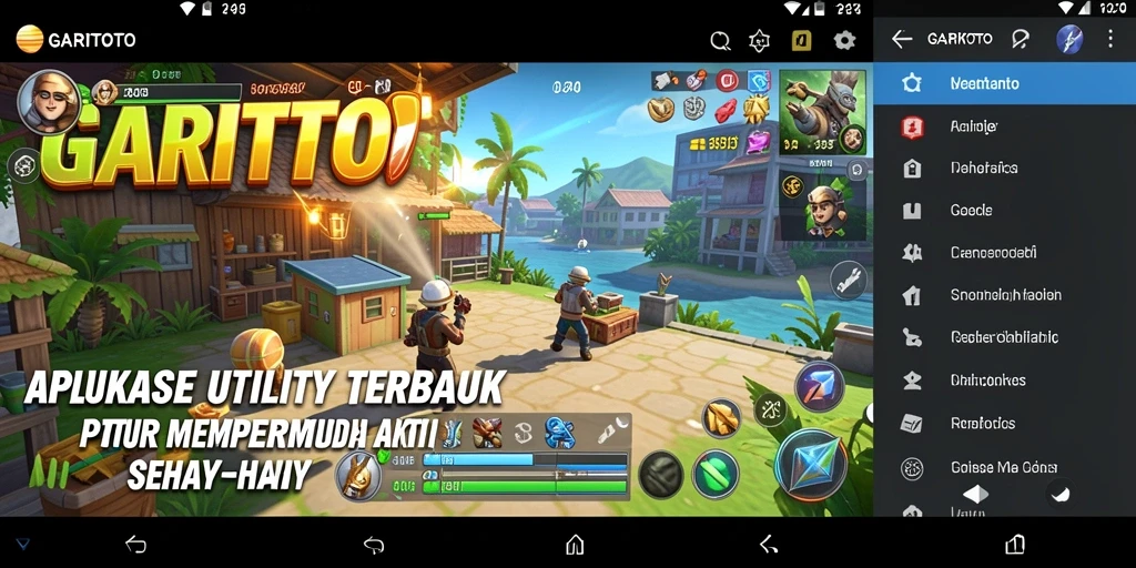 Tampilan antarmuka GARITOTO yang sederhana dan efektif.