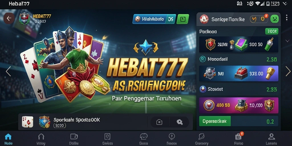 Tampilan gameplay HEBAT777 yang menarik dan interaktif.