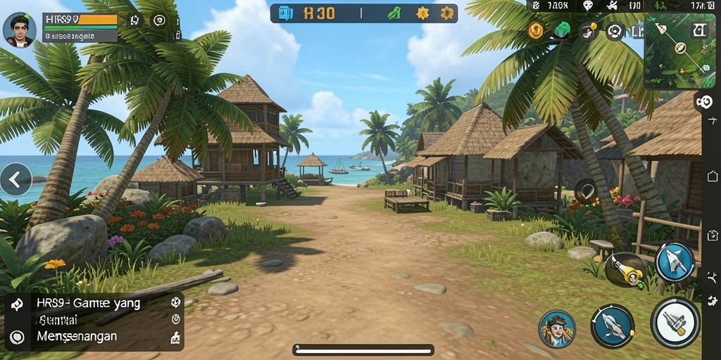 Tangkapan layar menunjukkan gameplay seru dari HR89 yang penuh warna.