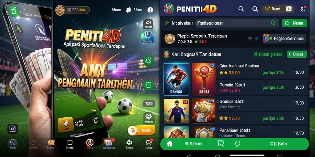 Screenshot utama PENITI4D menampilkan gameplay taruhan olahraga yang mendebarkan.