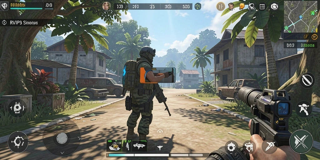 Tampilan gameplay RVIP3 yang menyenangkan dan interaktif.