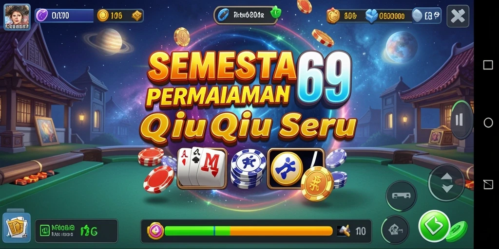 Tampilan gameplay SEMESTA69 yang menarik dan menantang dalam permainan QiuQiu.