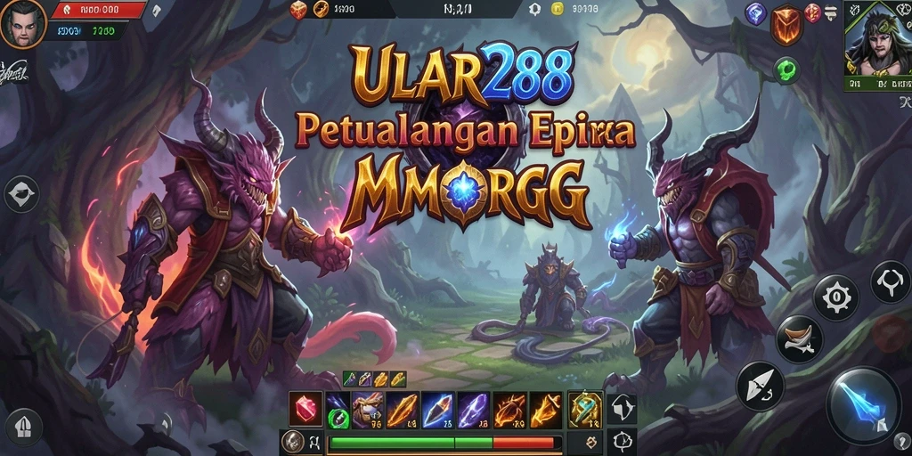Tampilan gameplay ULAR288 yang menakjubkan dalam dunia MMORPG.