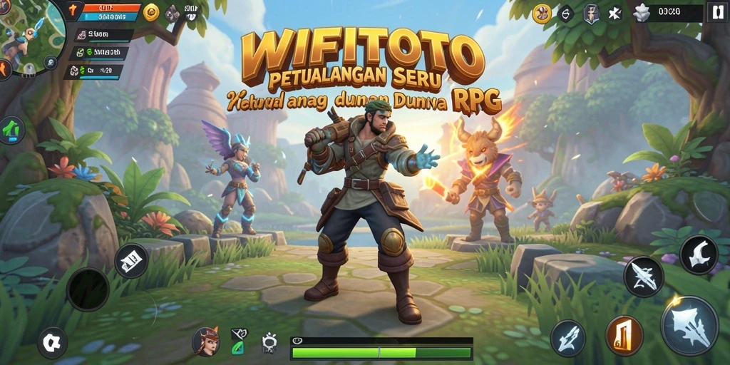 Tampilan gameplay seru dalam <strong>WIFITOTO</strong>, menampilkan aksi pertempuran epik.